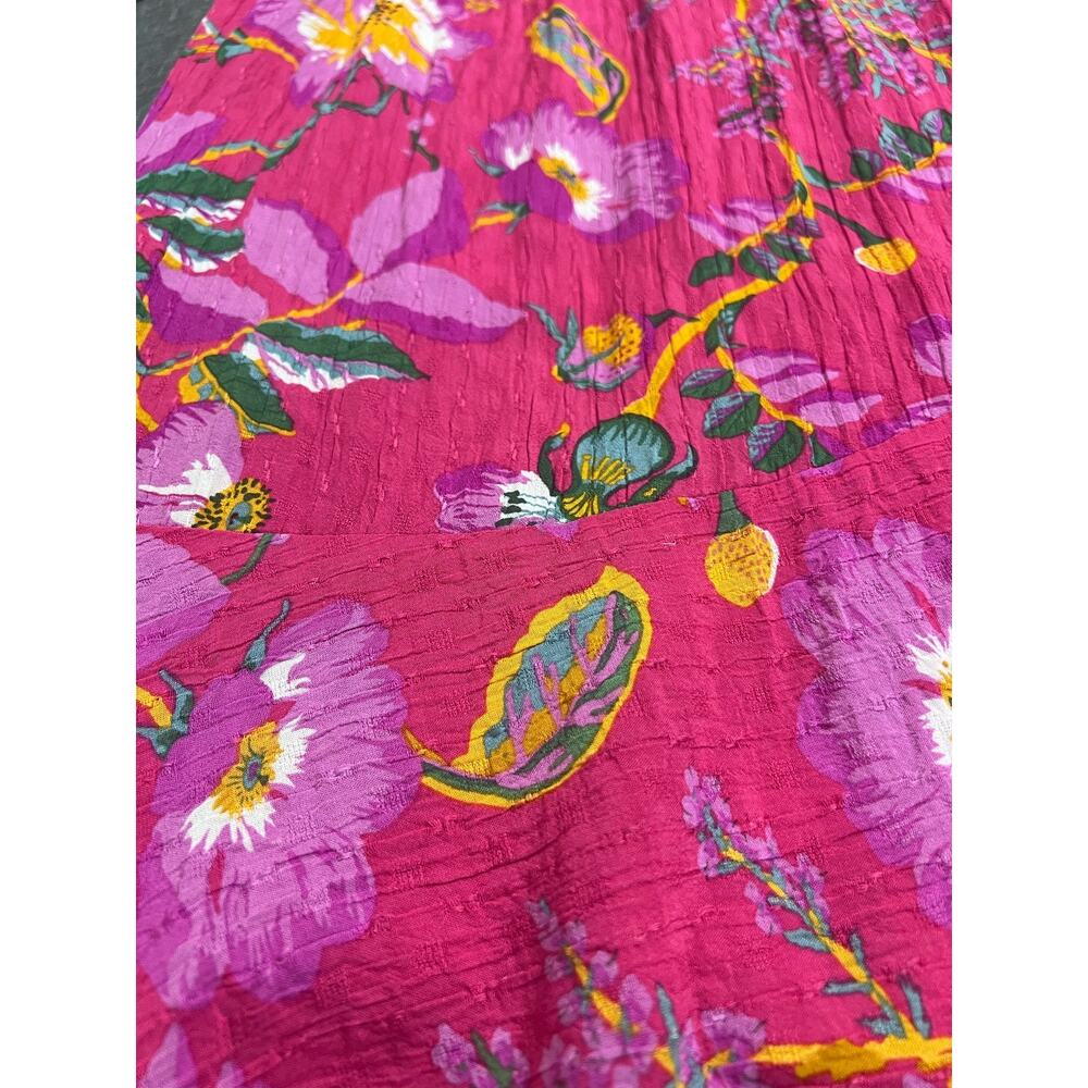 RACHEL Rachel Roy Skirt Women Large Pink Holiday Tropical Floral - Picture 12 of 12